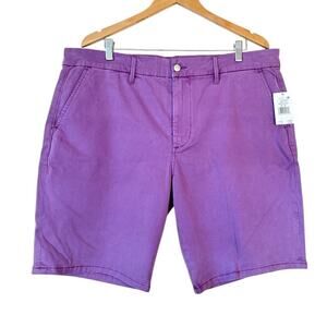 Joe’s Jeans Men Stretch Straight Kinetic Brixton Trouser Short Size 38 Lilac NWT